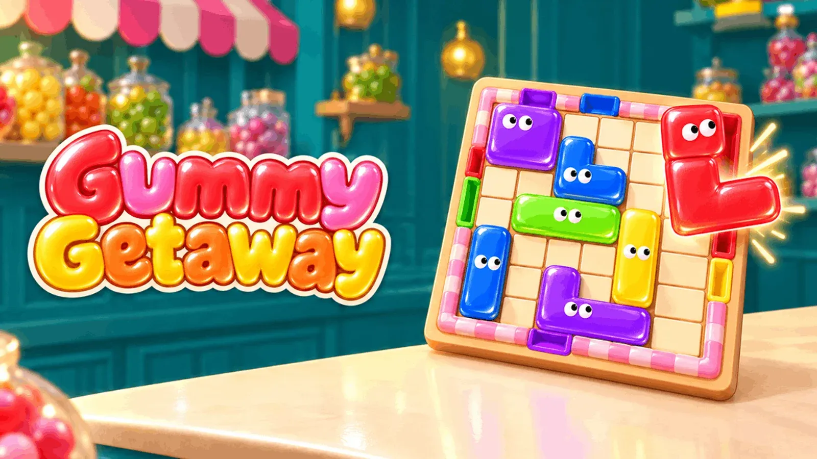 Gummy Getaway key art