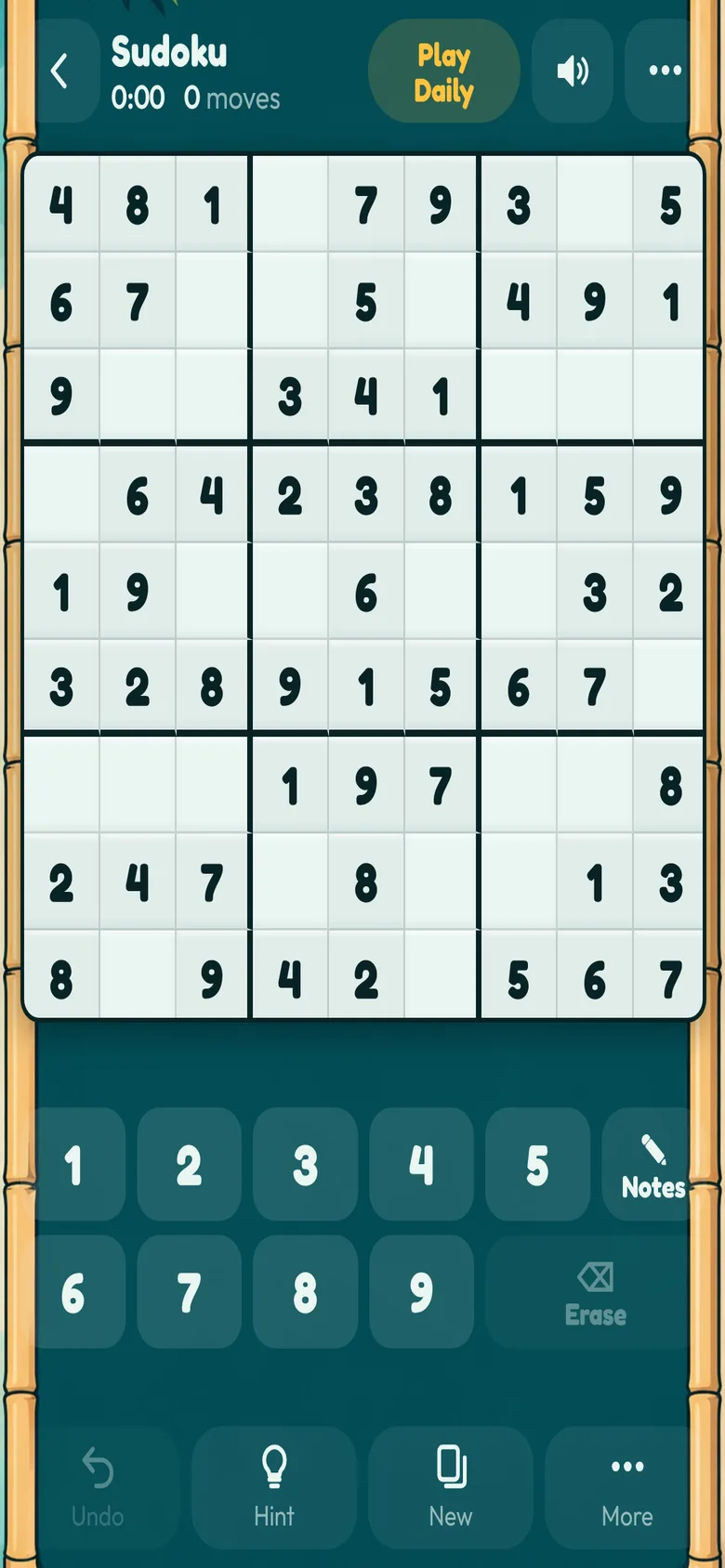 Sudoku screenshot 1